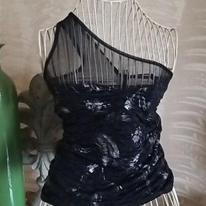 One shoulder top by Imagine